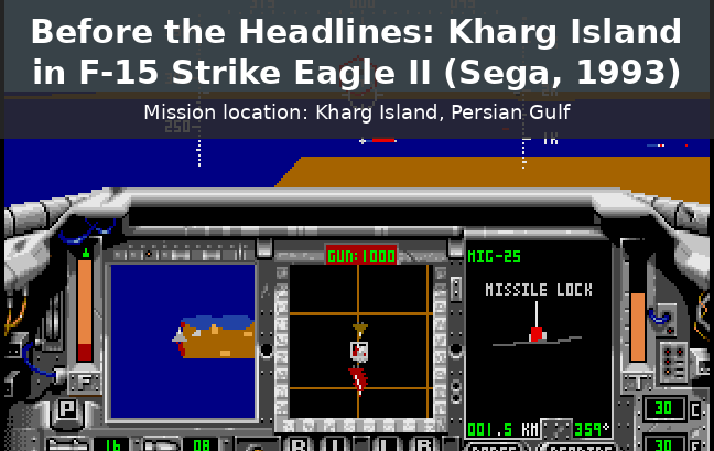 A Sega Video Game Featured Kharg Island Decades Before It Became Headlines Again